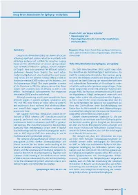 Deep Brain Stimulation for Epilepsy: an Update