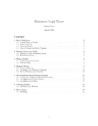 Elementary Graph Theory