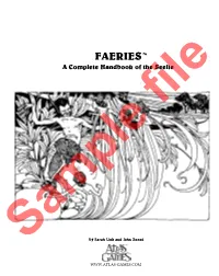 FAERIES™ a Complete Handbook of the Seelle