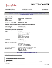 Safety Data Sheet
