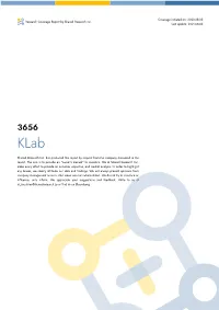 2020-08-05 Last Update: 2021-08-06 Shared Research Inc