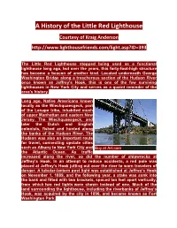 A History of the Little Red Lighthouse
