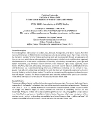 Introduction to LGBTQ Studies