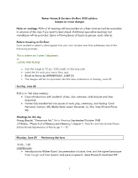 L. Stone Ox-Bow Syllabus
