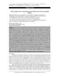 Modern Approaches for Diagnosing Transformations of the Heart in Qualified Athletes