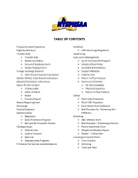 Table of Contents