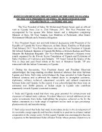 Uganda Joint Statement
