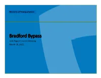 Bradford Bypass