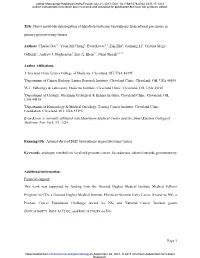 Direct Metabolic Interrogation of Dihydrotestosterone Biosynthesis from Adrenal Precursors in Primary Prostatectomy Tissues