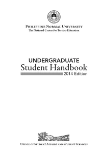 Student Handbook 2014 Edition