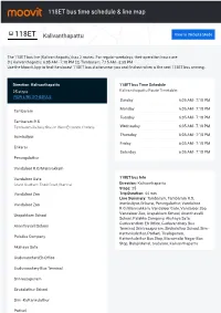 118ET Bus Time Schedule & Line Route