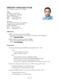 Freddy Simanjuntak
