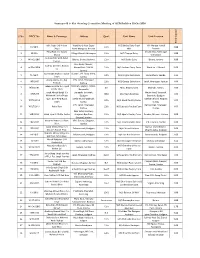 Annexure-B to 91St Steering Committee Meeting of SCFS Held on 30-Oct-2014