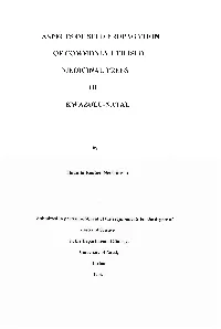 Aspects of Seed Propagation of Commonly Utilised