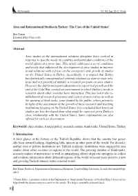 Area Studies in the International Relations Discipline Have Evolved In