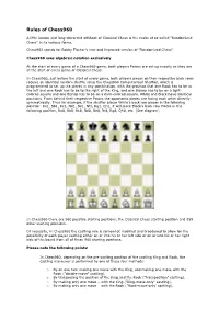 Rules of Chess960