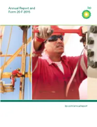 BP Annual Report and Form 20-F 2015 Who We Are