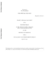 C. Higher Level Objectives to Which the Project Contributes and Rationale for World Bank Engagement