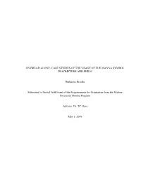 Case Studies of the Usage of the Manna Symbol in Scripture and Philo