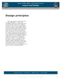 Layout and Design