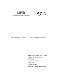 Memòria Del Projecte Fi De Carrera D'enginyeria En Informàtica Realitzat