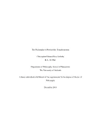 The Philosophy of Psychedelic Transformation
