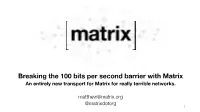 2019-02-03 FOSDEM Low Bandwidth