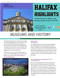 HALIFAX HIGHLIGHTS | Issue 6 1