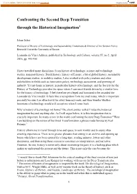Confronting the Second Deep Transition Through the Historical Imagination1