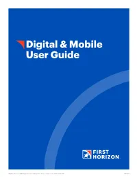 Digital & Mobile User Guide