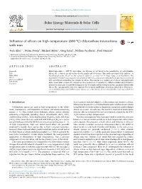 Influence of Silicon on High-Temperature
