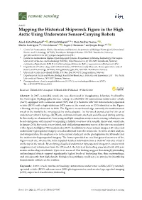 Mapping the Historical Shipwreck Figaro in the High Arctic Using Underwater Sensor-Carrying Robots
