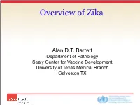 Overview of Zika