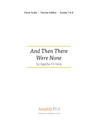And Then There Were None by Agatha Christie