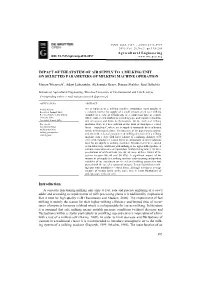 Impact of the System of Air Supply to a Milking Unit on Selected Parameters of Milking Machine Operation