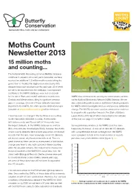 Moths Count Newsletter 2013