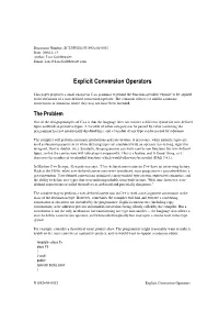 N1592 Explicit Conversion Operators