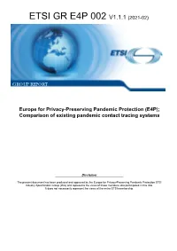 Etsi Gr E4p 002 V1.1.1 (2021-02)