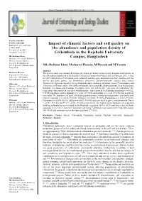 Impact of Climatic Factors and Soil Quality on the Abundance And