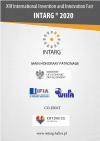 Intarg ® 2020