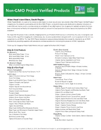 Non-GMO Project Verified Products