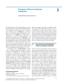 Evolution of Nervous Systems and Brains 2
