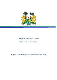 Governance Transition Team (GTT) Report