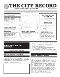 The City Record