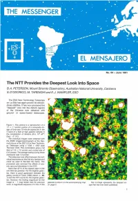 The NTT Provides the Deepest Look Into Space 6