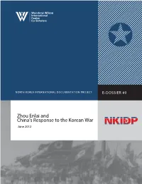 Zhou Enlai and China's Response to the Korean