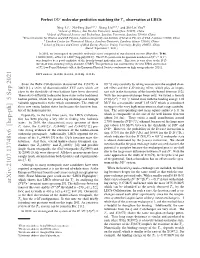 Perfect $ DD^* $ Molecular Prediction Matching the $ T {Cc