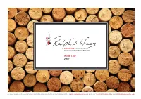 Wine List 2017