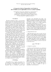 A Comparative Study of Flammability Limit Models for H2/CO Mixture on the Applicability of Severe Accident Conditions