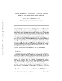 A Study of Metrics of Distance and Correlation Between Ranked Lists
